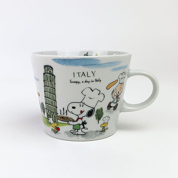 Peanuts スヌーピー スヌーピー 世界旅行マグカップ イタリア マグ コップ 食器 陶器 ホワイト 日本製の通販はau Pay マーケット Perfect World Tokyo
