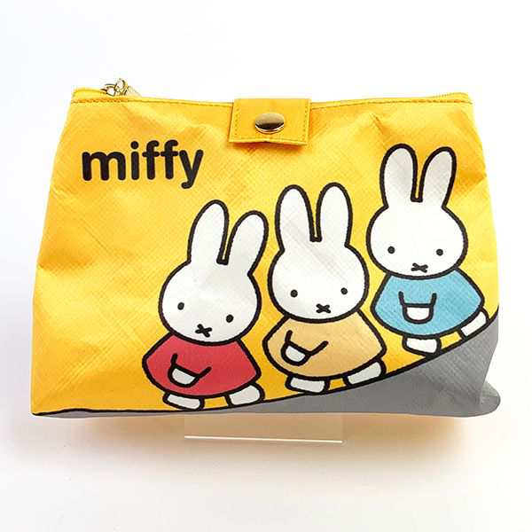 miffy - Miffy ミッフィー シリコン ポーチ ホワイト イエロー P