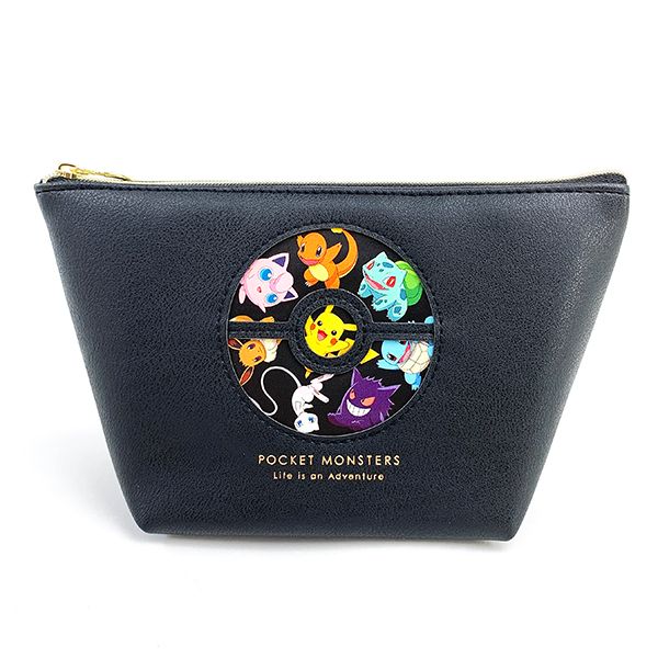 ポケモン 舟形ポーチ クラシカルbk ポケモン ピカチュウ イーブイ 小物入れ ブラック Mcor の通販はau Pay マーケット Perfect World Tokyo