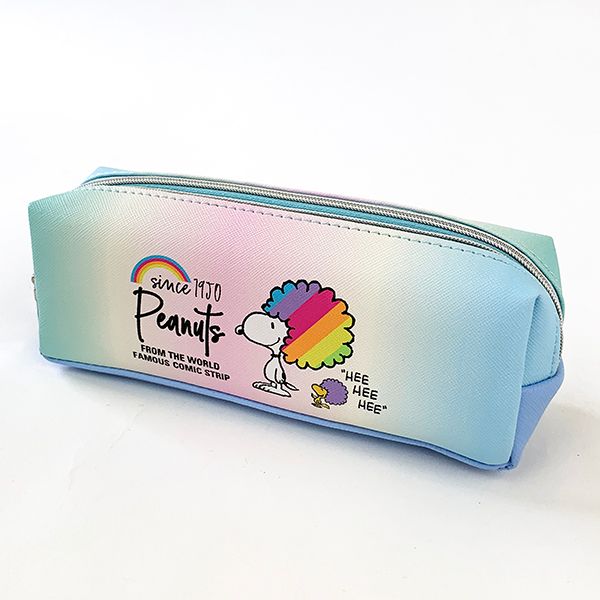 Snoopy スヌーピー Wファスナーペンポーチ Bl レインボースヌーピー ペンポーチ ペンケース 筆箱 青 グッズ Mcor の通販はau Pay マーケット Perfect World Tokyo