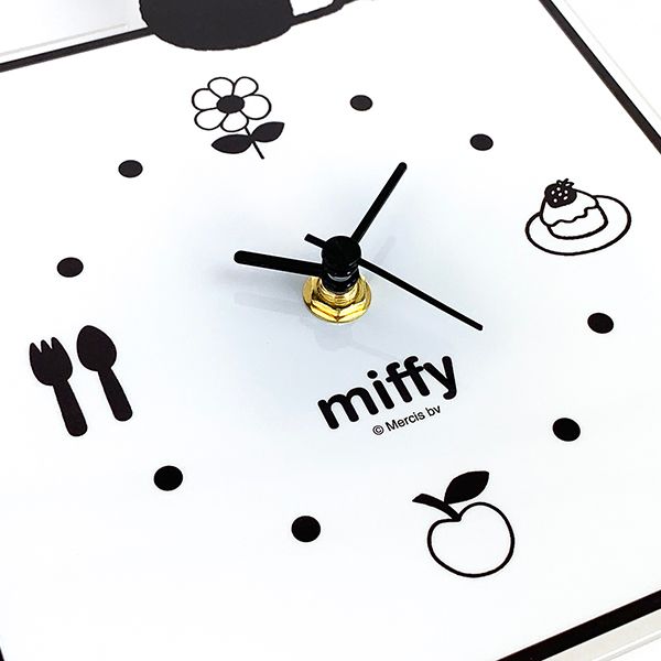 miffyオブジェクロック ミッフィー グッズ MIFFY インテリアクロック のっかり BK