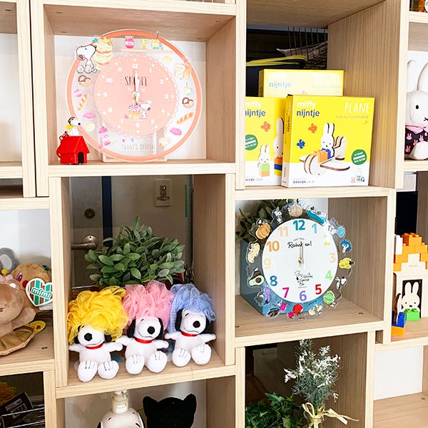 PEANUTS スヌーピー アクリル壁掛け時計 ヤサイ 時計 インテリア