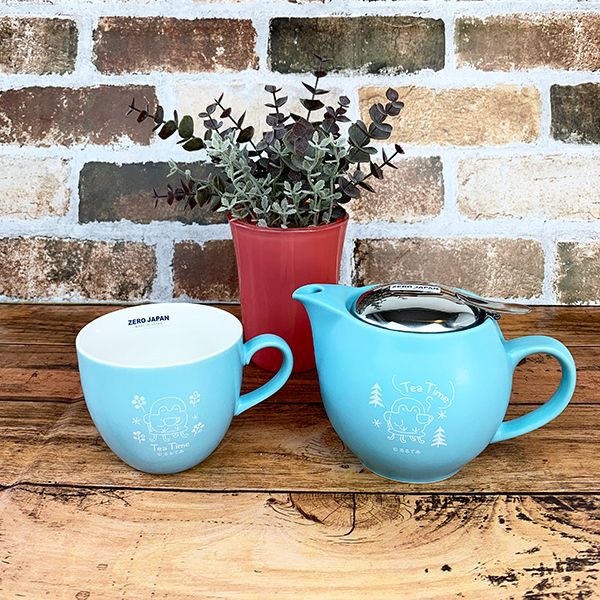 コウペンちゃん ティータイム ポット 急須 お茶 ティーポット ティータイム 食器 ランチ 水色 グッズ 日本 Mcor の通販はau Pay マーケット Perfect World Tokyo