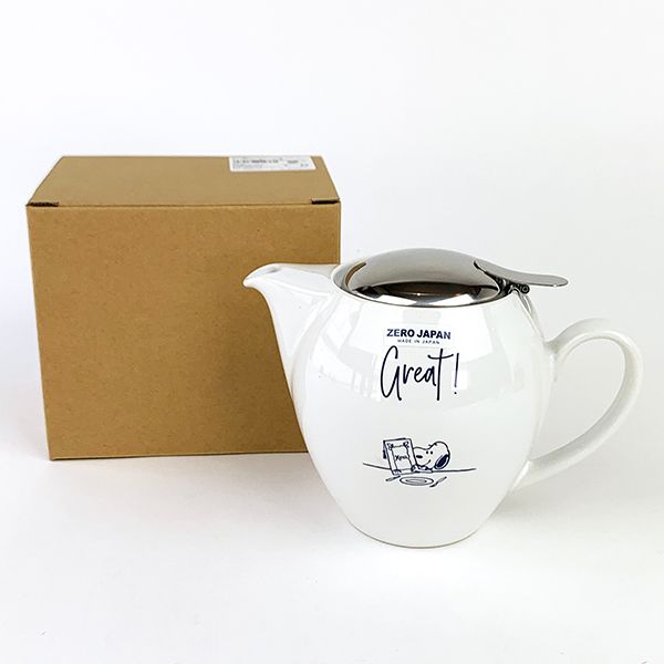 スヌーピー Peanuts ティーポット 4人用 テーブル柄 食器 ポット ホワイト グッズ 日本製 Mcor の通販はau Pay マーケット Perfect World Tokyo