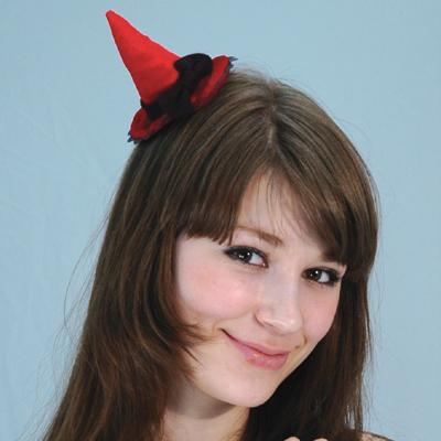 ハロウィン ヘッドドレス ミ３ハット 大人 子供 ヘアクリップ レッド 赤 仮装 ハロウィンの通販はau Pay マーケット Perfect World Tokyo