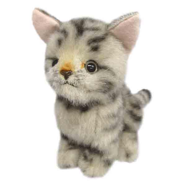 アメリカンショートヘアー 猫 おすわり ブラウン ぬいぐるみ グレイス
