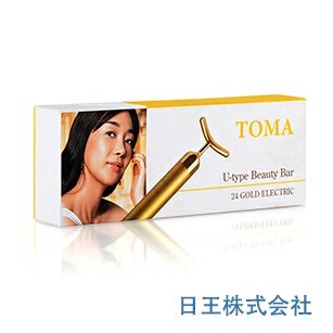 TOMA 24K U型電子美容器 美容棒 美顔器 ゲルマニウム加工の通販はau