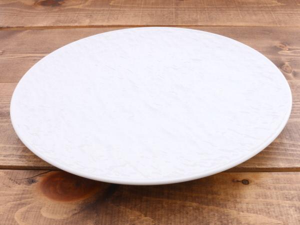 プレート 27cm スレート調 ホワイトプレート おしゃれ 皿 食器
