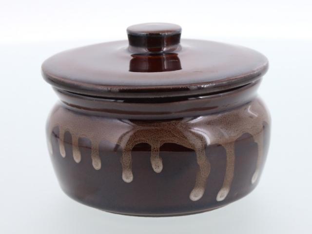 蓋付かめ 155cc 保存容器 梅干・漬物容器 陶器製 アウトレット 漬物