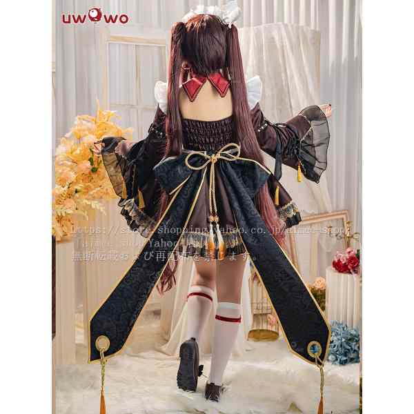 2022年春夏 Uwowo製品】90日目安 原神 コスプレ 胡桃 メイド服