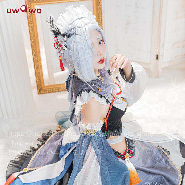 驚きの値段 Uwowo製品】90日目安 原神 コスプレ スクロース メイド服