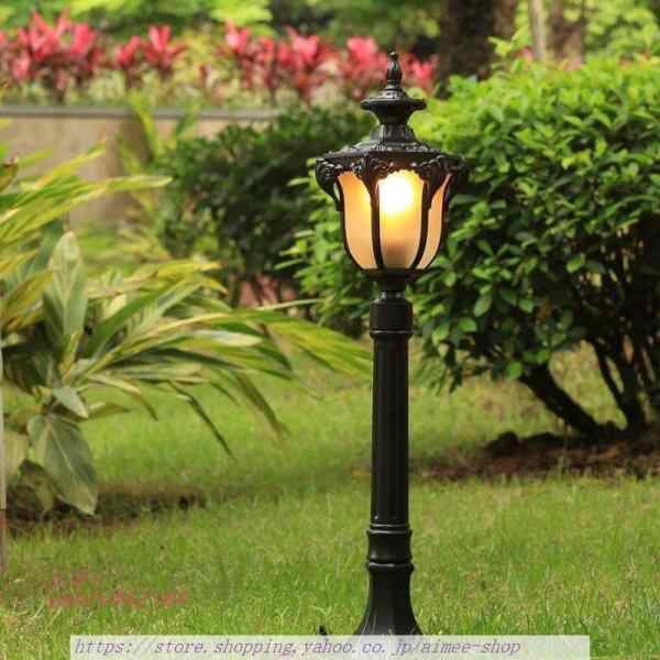 ガーデンライト 庭園灯 門柱灯 ポール灯 門灯 外灯 防水 アンティーク風 エクステリア 照明器具 照明 レトロ スタンドライト エントランス - 3