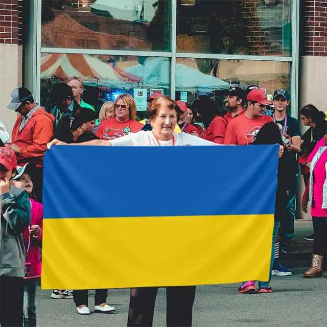 ウクライナ 国旗 90x150cm 携帯便利 National Ukraine 国旗 ウクライナ