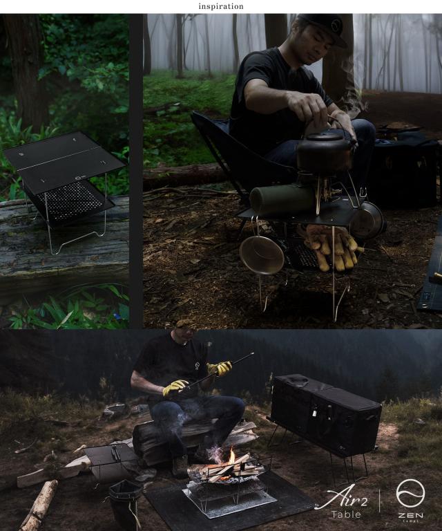 アウトドアテーブル 2個セット ブラック DOD アウトドアテーブル