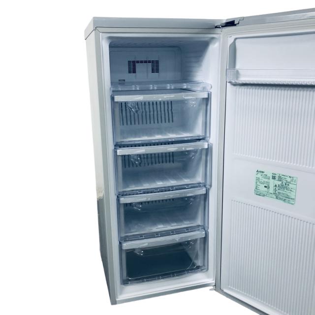 【中古】 【自社配送エリア内限定】 三菱 MITSUBISHI 冷蔵庫 2018年製 1ドア 121L シルバー 直冷式 右開き (冷凍機能のみ) MF-V12D-S 一人暮らし 奥行60cm以下 送料無料 設置無料 地域限定 埼玉 東京 千葉 神奈川 RANK_C_2