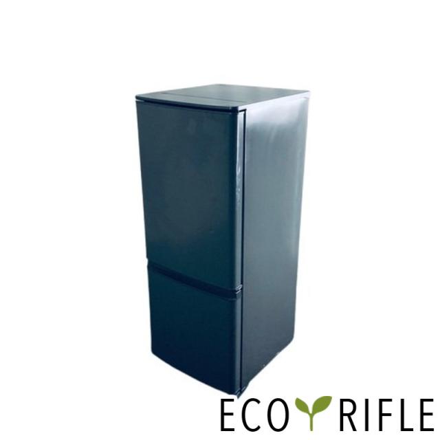 【中古】 【自社配送エリア内限定】 三菱 MITSUBISHI 冷蔵庫 2022年製 2ドア 146L ブラック ファン式 右開き MR-P15G-H1 一人暮らし 奥行60cm以下 送料無料 設置無料 地域限定 埼玉 東京 千葉 神奈川 RANK_Cの通販は