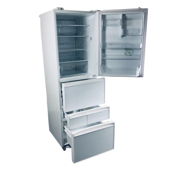 TOSHIBA 冷凍冷蔵庫 410L 右開き 5ドア GR-K41GXV(ZW) 中古】 【自社