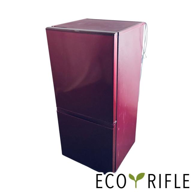 【中古】 【自社配送エリア内限定】 アクア AQUA 冷蔵庫 2017年製 2ドア 157L レッド ファン式 右開き AQR-16G(R) 一人暮らし 奥行60cm以下 送料無料 設置無料 地域限定 埼玉 東京 千葉 神奈川 RANK_C