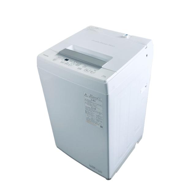 【中古】 【自社配送エリア内限定】 東芝 TOSHIBA 洗濯機 2023年製 全自動洗濯機 4.5kg ホワイト 送風 乾燥機能付き AW-45GA2 一人暮らし 縦型 送料無料 設置無料 地域限定 埼玉 東京 千葉 神奈川 RANK_A