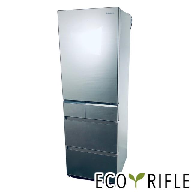 【中古】 【自社配送エリア内限定】 パナソニック Panasonic 冷蔵庫 2017年製 5ドア 406L シャンパン ファン式 右開き NR-E412PV-N ファミリー 大型 400L以上 送料無料 設置無料 地域限定 埼玉 東京 千葉 神奈川 RANK_Bの通販は