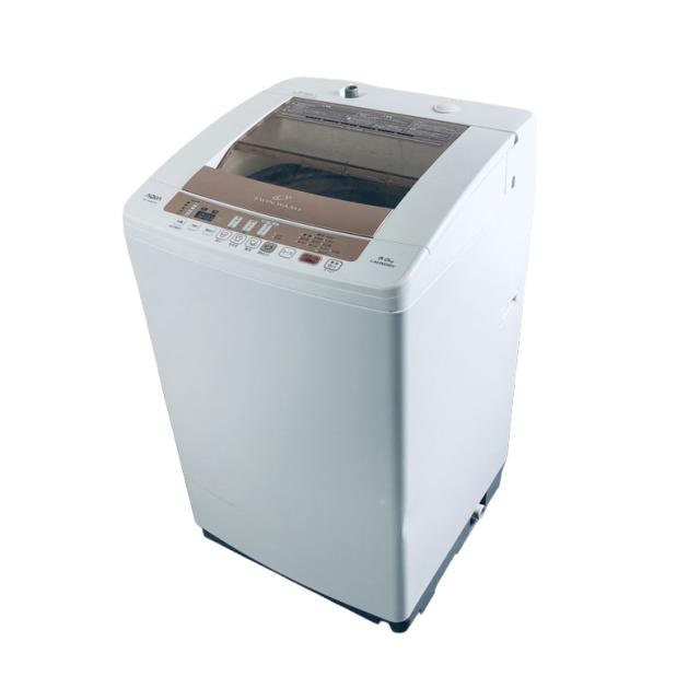 【中古】 【自社配送エリア内限定】 アクア AQUA 洗濯機 2017年製 全自動洗濯機 8.0kg クリアホワイト 送風 乾燥機能付き AQW-VW800E 一人暮らし 大きめ 縦型 送料無料 設置無料 地域限定 埼玉 東京 千葉 神奈川 RANK_B
