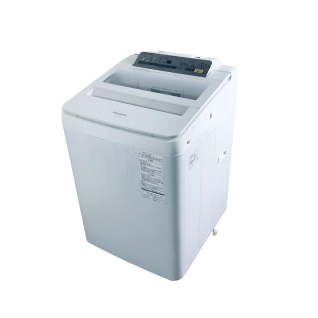 【中古】 【自社配送エリア内限定】 パナソニック Panasonic 洗濯機 2017年製 全自動洗濯機 8.0kg ホワイト 送風 乾燥機能付き NA-FA80H3-W 一人暮らし 大きめ 縦型 送料無料 設置無料 地域限定 埼玉 東京 千葉 神奈川 RANK_C