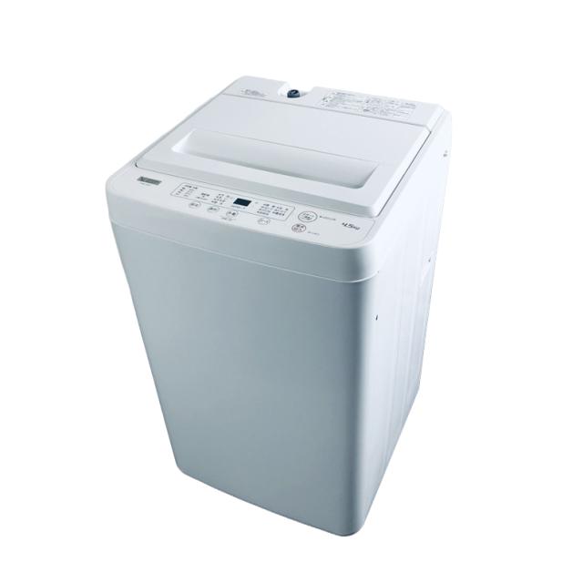 【中古】 【自社配送エリア内限定】 ヤマダ電機 YAMADA 洗濯機 2023年製 全自動洗濯機 4.5kg ホワイト 送風 乾燥機能付き YWM-T45H1 一人暮らし 縦型 送料無料 設置無料 地域限定 埼玉 東京 千葉 神奈川 RANK_B