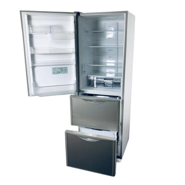 【中古】 【自社配送エリア内限定】 日立 HITACHI 冷蔵庫 2018年製 3ドア 375L クリスタルシャンパン ファン式 右開き R-S38JVL(XN) ファミリー 大型 300L以上 送料無料 設置無料 地域限定 埼玉 東京 千葉 神奈川 RANK_B_1