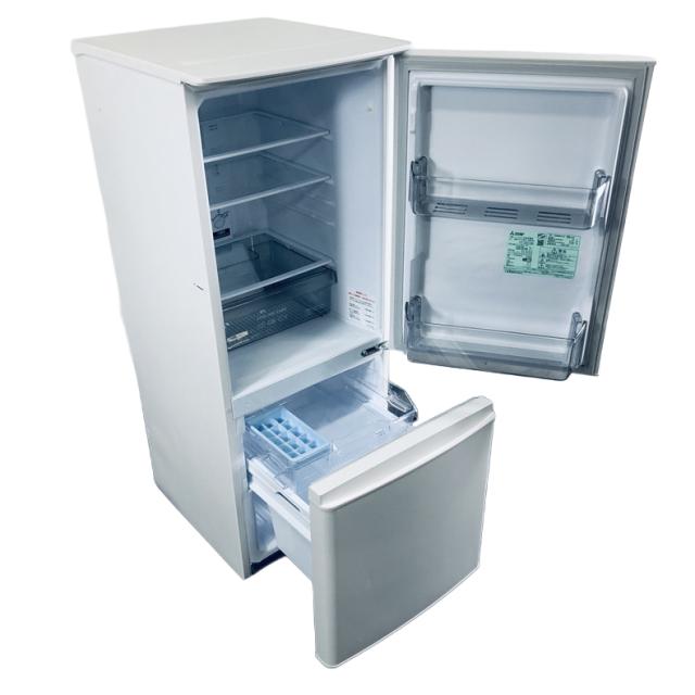 【中古】 【自社配送エリア内限定】 三菱 MITSUBISHI 冷蔵庫 2021年製 2ドア 146L キーワードホワイト ファン式 右開き MR-P15EF-KW 一人暮らし 大きめ 奥行60cm以下 送料無料 設置無料 地域限定 埼玉 東京 千葉 神奈川 RANK_C_1