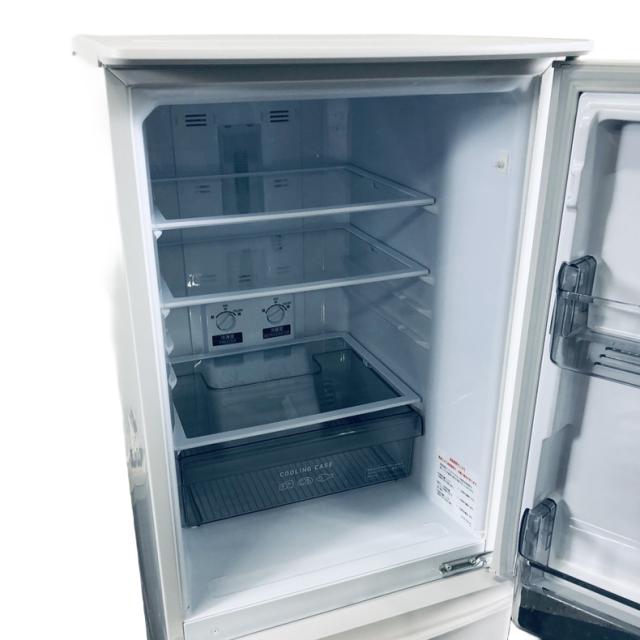 【中古】 【自社配送エリア内限定】 三菱 MITSUBISHI 冷蔵庫 2021年製 2ドア 146L キーワードホワイト ファン式 右開き MR-P15EF-KW 一人暮らし 大きめ 奥行60cm以下 送料無料 設置無料 地域限定 埼玉 東京 千葉 神奈川 RANK_C_2
