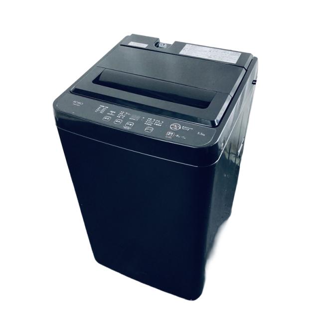 【中古】 【自社配送エリア内限定】 RORO 洗濯機 2024年製 全自動洗濯機 5.5kg ブラック 送風 乾燥機能付き YWM-T55LK 一人暮らし 縦型 送料無料 設置無料 地域限定 埼玉 東京 千葉 神奈川 RANK_C