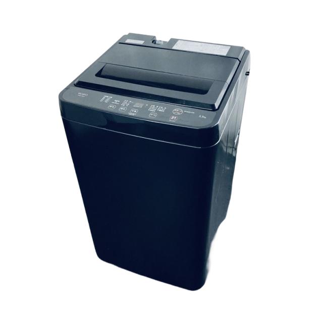【中古】 【自社配送エリア内限定】 RORO 洗濯機 2024年製 全自動洗濯機 5.5kg ブラック 送風 乾燥機能付き YWM-T55LK 一人暮らし 縦型 送料無料 設置無料 地域限定 埼玉 東京 千葉 神奈川 RANK_B