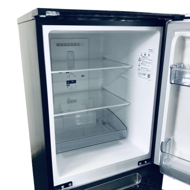 【中古】 【自社配送エリア内限定】 シャープ SHARP 冷蔵庫 2021年製 2ドア 152L ピュアブラック ファン式 両方開き SJ-GD15H-B 一人暮らし 大きめ 奥行60cm以下 送料無料 設置無料 地域限定 埼玉 東京 千葉 神奈川 RANK_B_2