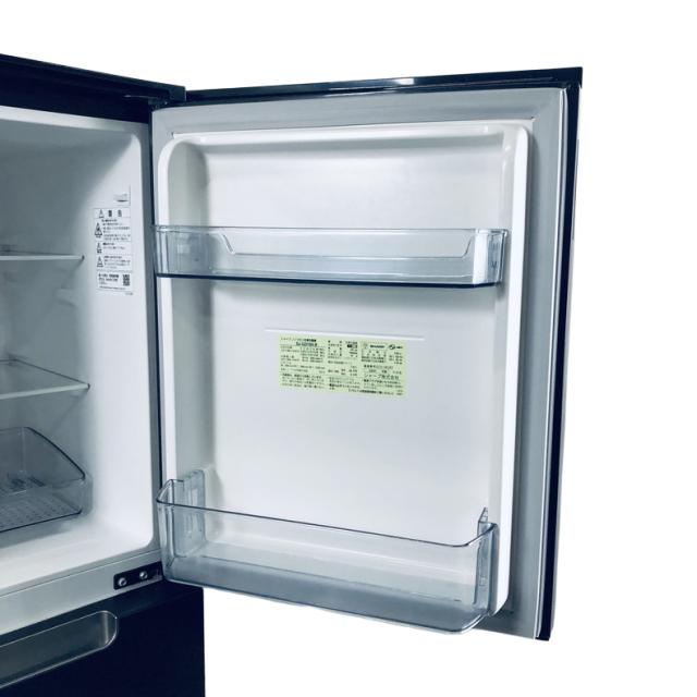 【中古】 【自社配送エリア内限定】 シャープ SHARP 冷蔵庫 2021年製 2ドア 152L ピュアブラック ファン式 両方開き SJ-GD15H-B 一人暮らし 大きめ 奥行60cm以下 送料無料 設置無料 地域限定 埼玉 東京 千葉 神奈川 RANK_B_4