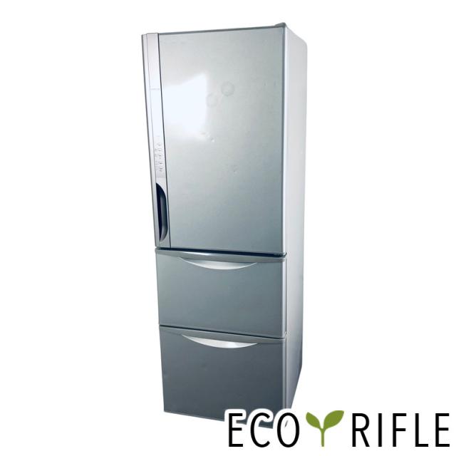 【中古】 【自社配送エリア内限定】 日立 HITACHI 冷蔵庫 2017年製 3ドア 375L ライトブラウン ファン式 右開き R-K380GV(T) ファミリー 大型 300L以上 送料無料 設置無料 地域限定 埼玉 東京 千葉 神奈川 RANK_C