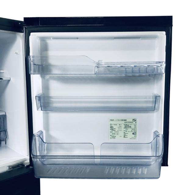 【中古】 【自社配送エリア内限定】 アクア AQUA 冷蔵庫 2018年製 3ドア 238L ブラック ファン式 右開き AQR-SV24H(K) ファミリー 200L以上 送料無料 設置無料 地域限定 埼玉 東京 千葉 神奈川 RANK_B_5