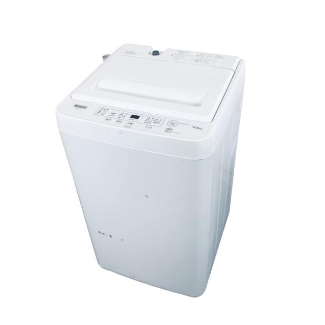 【中古】 【自社配送エリア内限定】 ヤマダ電機 YAMADA 洗濯機 2023年製 全自動洗濯機 4.5kg ホワイト 送風 乾燥機能付き YWM-T45H1 一人暮らし 縦型 送料無料 設置無料 地域限定 埼玉 東京 千葉 神奈川 RANK_C