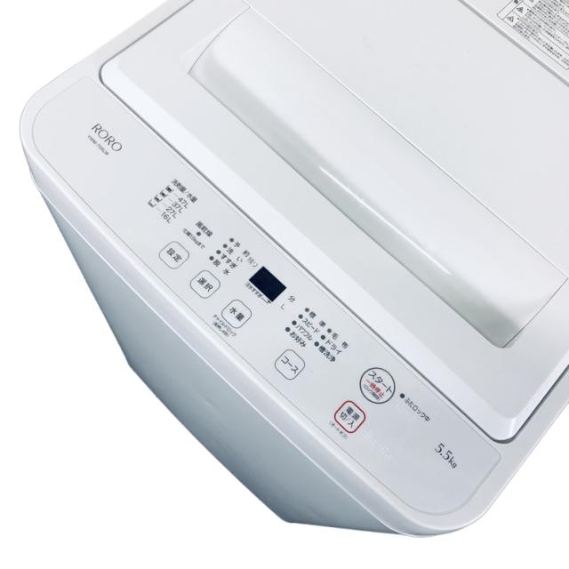 【中古】 【自社配送エリア内限定】 ヤマダ電機 YAMADA 洗濯機 2024年製 全自動洗濯機 5.5kg ホワイト 送風 乾燥機能付き YWM-T55LW 一人暮らし 縦型 送料無料 設置無料 地域限定 埼玉 東京 千葉 神奈川 RANK_B