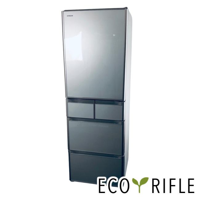 【中古】 【自社配送エリア内限定】 日立 HITACHI 冷蔵庫 2018年製 5ドア 401L クリスタルシャンパン ファン式 右開き R-S4000H(XN) ファミリー 大型 400L以上 送料無料 設置無料 地域限定 埼玉 東京 千葉 神奈川 RANK_B