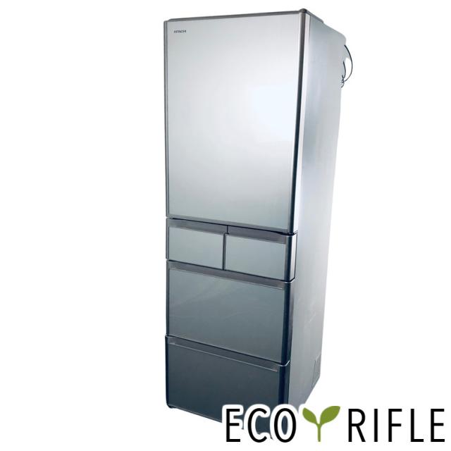 【中古】 【自社配送エリア内限定】 日立 HITACHI 冷蔵庫 2018年製 5ドア 401L クリスタルシャンパン ファン式 右開き R-S4000H(XN) ファミリー 大型 400L以上 送料無料 設置無料 地域限定 埼玉 東京 千葉 神奈川 RANK_B