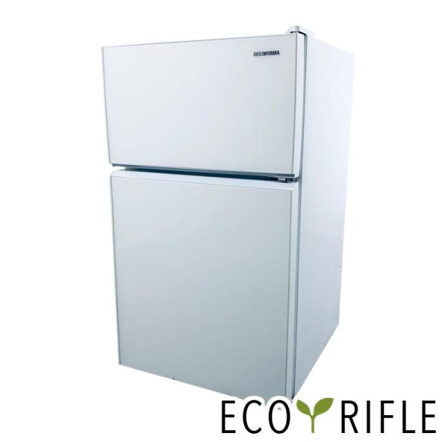 【中古】 【自社配送エリア内限定】 アイリスオーヤマ IRISOHYAMA 冷蔵庫 2020年製 2ドア 90L ホワイト 直冷式 右開き IRGD-9A-W 一人暮らし 奥行60cm以下 送料無料 設置無料 地域限定 埼玉 東京 千葉 神奈川 RANK_B