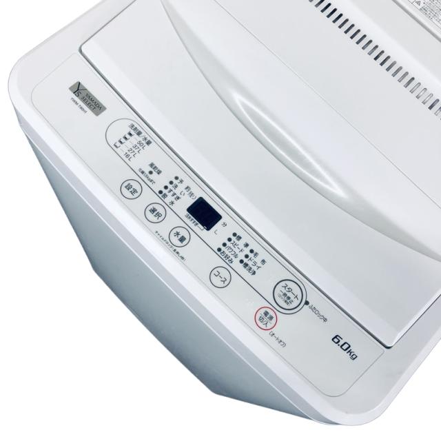 【中古】 【自社配送エリア内限定】 ヤマダ電機 YAMADA 洗濯機 2022年製 全自動洗濯機 6.0kg ホワイト 送風 乾燥機能付き YWM-T60H1 一人暮らし 縦型 送料無料 設置無料 地域限定 埼玉 東京 千葉 神奈川 RANK_A