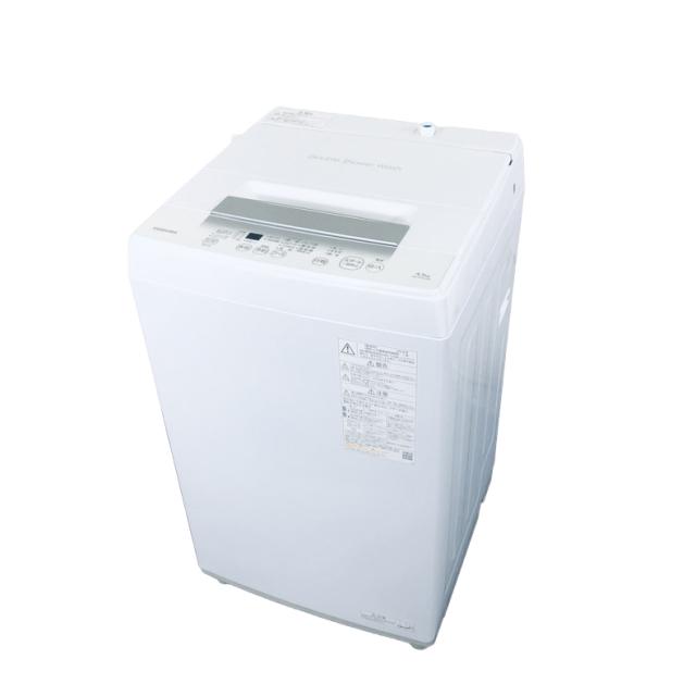 【中古】 【自社配送エリア内限定】 東芝 TOSHIBA 洗濯機 2024年製 全自動洗濯機 4.5kg ホワイト 送風 乾燥機能付き AW-45GA2 一人暮らし 縦型 送料無料 設置無料 地域限定 埼玉 東京 千葉 神奈川 RANK_A
