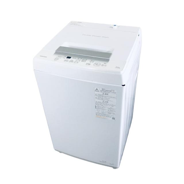 【中古】 【自社配送エリア内限定】 東芝 TOSHIBA 洗濯機 2024年製 全自動洗濯機 4.5kg ホワイト 送風 乾燥機能付き AW-45GA2 一人暮らし 縦型 送料無料 設置無料 地域限定 埼玉 東京 千葉 神奈川 RANK_B