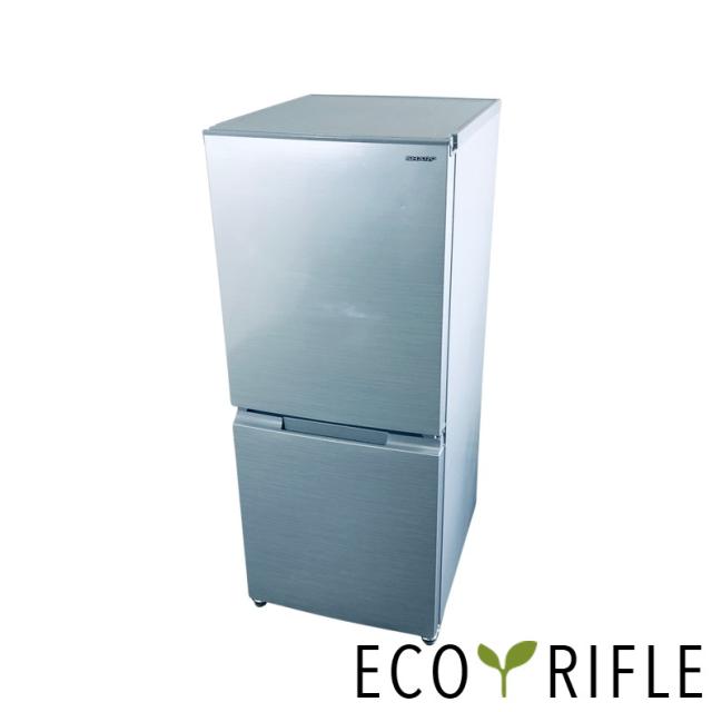 【中古】 【自社配送エリア内限定】 シャープ SHARP 冷蔵庫 2021年製 2ドア 152L シルバー ファン式 両方開き SJ-D15G-S 一人暮らし 大きめ 奥行60cm以下 送料無料 設置無料 地域限定 埼玉 東京 千葉 神奈川 RANK_B