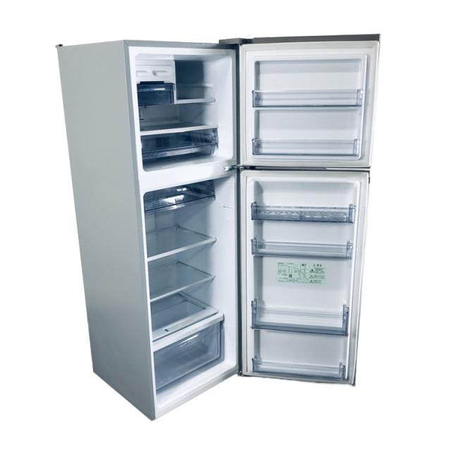 ID:rc12862 【自社配送エリア内限定】パナソニック Panasonic 冷蔵庫 一人暮らし 中古 2019年製 2ドア 248L シルバー 直冷式 右開き NR-B250T-SS  【リユース品：状態B】【送料無料】【設置費用無料】 中古】 【自社配送エリア内限定】 パナソニック Panasonic 冷蔵庫 2019