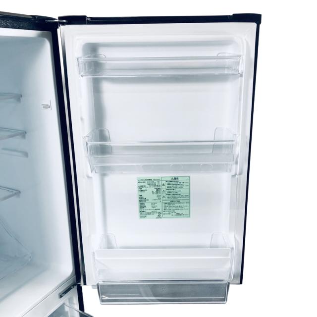 【2024年式】156L 送料無料YRZ-F15LK REFAGE YRZ-F15LK 2ドア冷蔵庫 156L 右開き ブラック | ヤマダウェブコム