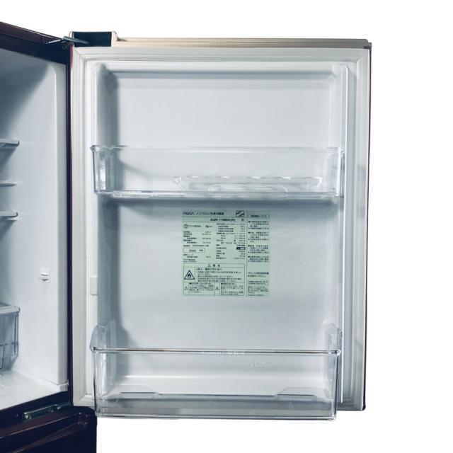 【中古】 【自社配送エリア内限定】 アクア AQUA 冷蔵庫 2022年製 2ドア 168L レッド ファン式 右開き AQR-17MBK(R) 一人暮らし 大きめ 奥行60cm以下 送料無料 設置無料 地域限定 埼玉 東京 千葉 神奈川 RANK_B 中古】 【自社配送エリア内限定】 アクア AQUA 冷蔵庫 2022年製 2ドア