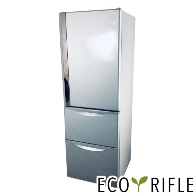 【中古】 【自社配送エリア内限定】 日立 HITACHI 冷蔵庫 2017年製 3ドア 375L ライトブラウン ファン式 右開き R-K380HV(T) ファミリー 大型 300L以上 送料無料 設置無料 地域限定 埼玉 東京 千葉 神奈川 RANK_B