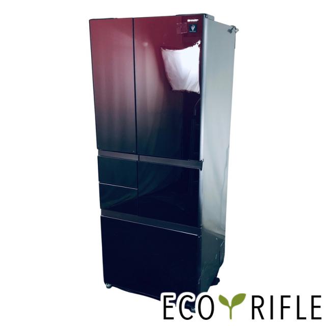 【中古】 【自社配送エリア内限定】 シャープ SHARP 冷蔵庫 2015年製 6ドア 474L グラデーションレッド ファン式 観音開き SJ-GT47A-R ファミリー 大型 400L以上 送料無料 設置無料 地域限定 埼玉 東京 千葉 神奈川 RANK_B